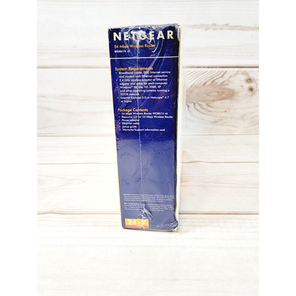NETGEAR Wireless-G Router Internet Modem 54 Mbps WGR614 New In Box - Picture 6 of 7
